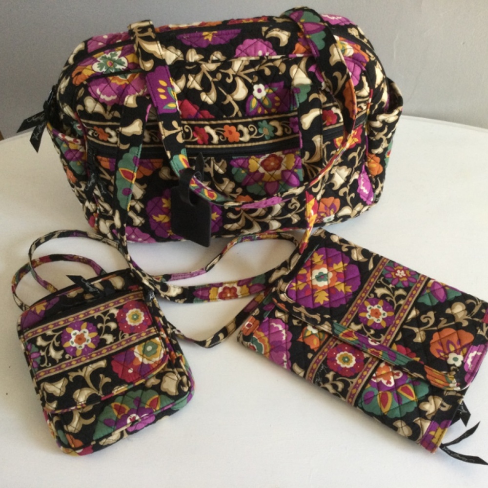 Vera Bradley “Suzani” Travel Set, NWOT - Picture 2 of 12
